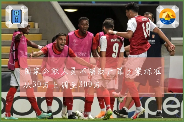 国家公职人员不明财产罪立案标准从30万上调至300万
